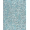 thumbnail image 3 of 9x12 Water Resistant, Large Indoor Outdoor Rugs for Patios, Front Door Entry, Entryway, Deck, Porch, Balcony | Outside Area Rug for Patio | Seafoam, Floral | Size: 8'9'' x 12'3'', 3 of 9