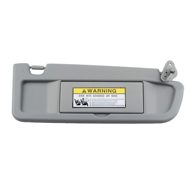 Dasbecan Visera solar para el lado derecho del pasajero, color gris transparente, compatible con Honda Civic 2006-2011, reemplaza # 83230-SNA-A01ZC