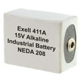 thumbnail image 2 of 5x Exell 411A Alkaline 15V Battery Compatible with NEDA 208, 10F20, BLR121, 2 of 4