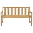 thumbnail image 2 of vidaXL Patio Bench with Bright Green Cushion 94.5" Solid Teak Wood, 2 of 161