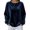 Navy, variant on Velvet Tops for Women 2026 Long Sleeve Shirts Casual Loose Fit Velour Pullover Tee Shirts Soft Comfy Warm Lightweight Basic Tops by Yigetop Navy L