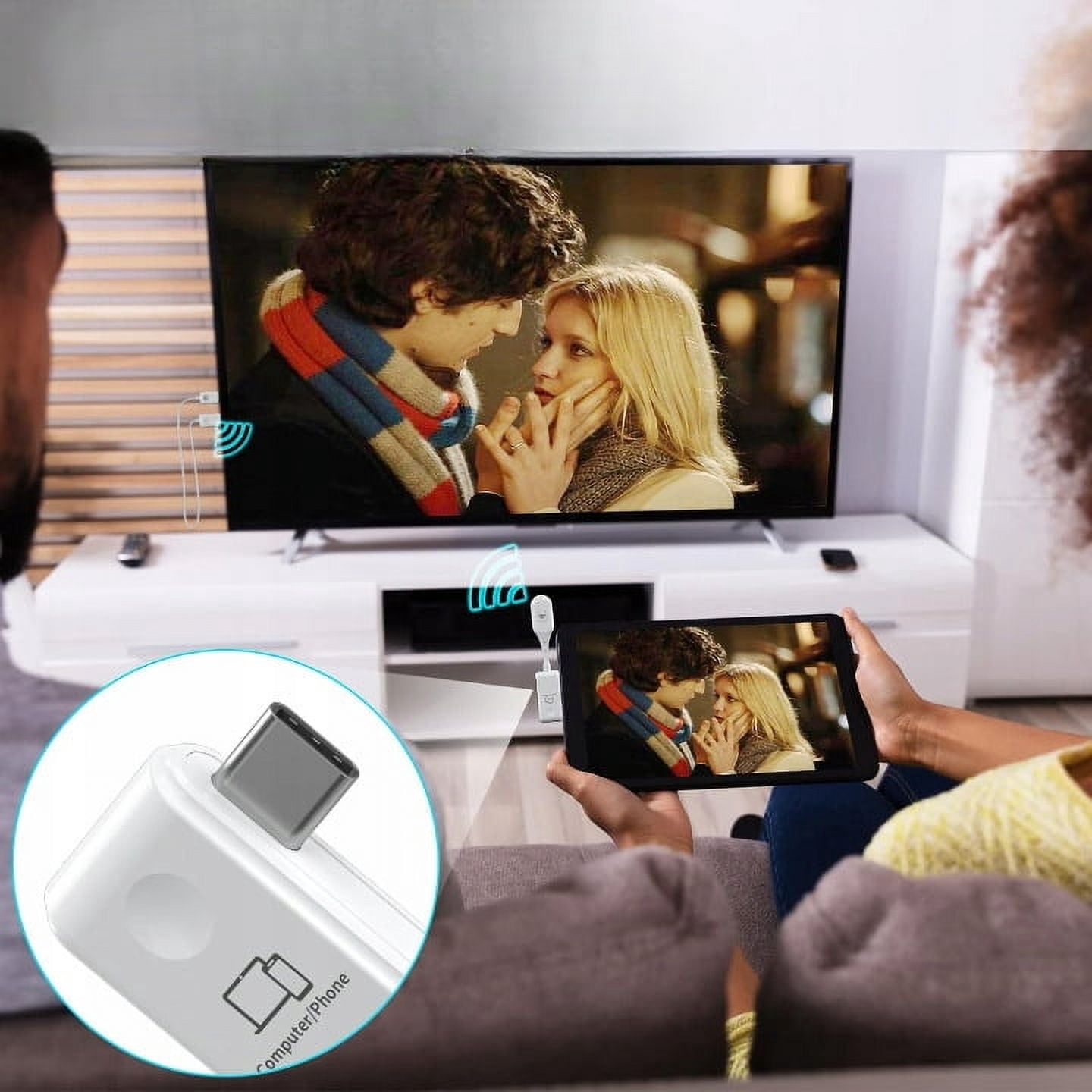 Wireless HDMICS7 point-to-point plug-and-play wireless HDMI extension cable conference Type-c screen device