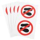 thumbnail image 3 of 10 pegatinas de seguridad para evitar pisar Etiquetas adhesivas de advertencia de "no pisar", 3 of 7