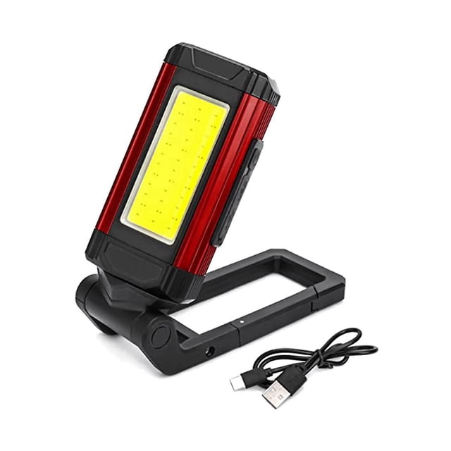 Luz de trabajo recargable, linterna de trabajo magnética resistente al agua para cortes de energía en el hogar y emergencias