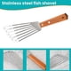 thumbnail image 5 of Stainless Steel Fish Spatula Turner, Wood Handle Fish Spatula, Slotted Turner, Kitchen Metal Spatula, 5 of 5