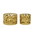 thumbnail image 4 of kurtrusly Tabletop Iron Candle Holder Stand Hollow Mini Candlestick Holder Home Decor Style4, 4 of 8