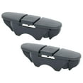 thumbnail image 2 of GROWTH TANK 2Pcs Dishwasher Upper Dishrack Slide Rail Stop Clips Parts Repair Components, 2 of 9