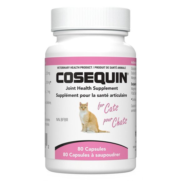 Cosequin for Cats Joint Health Supplement, 80 Sprinkle Capsules, 2-Pack