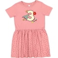 thumbnail image 3 of Inktastic 3rd Birthday Outer Space Theme Girls Toddler Dress, 3 of 5