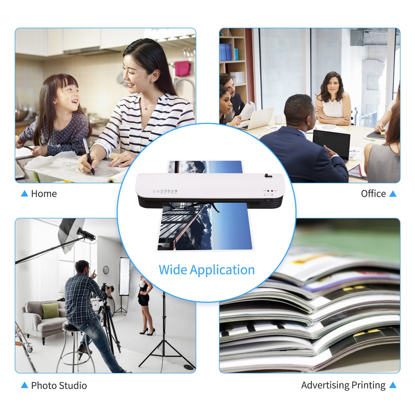 Laminator,Set A3 Size 2 Roller With Sl399 Laminator Roller With 25 Lamination 2 Roller Rounder Office Supplies 25 A3/a4/a5/a6 Pouches Cold Lamination 2 And Cold Lamination Rounder Me Office