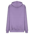 thumbnail image 4 of QUINDOS Women's Hoodies and Sweatshirts Letter Women's Fashion Hoodies Casual Long Sleeve Graphic Crew Neck Pullover Tops, 4 of 5