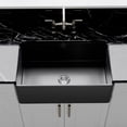 thumbnail image 2 of 30 x 18 Inch Crestwood Farmhouse Sink, Charcoal Fireclay Kitchen sink, Single Bowl Apron Front, Plain Farm sink, 2 of 7