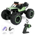 thumbnail image 3 of 1:18 Scale RC Car 4D Off Road Vehicle Radio Remote Control Car High-Speed Green, 3 of 9