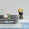 thumbnail image 2 of Dualoai Retro PVC Wall Sticker for Living Room Kitchen Sofa TV Background Home Decoration African Woman Statue Tabletop Ornament Gift Home Decor Centerpiece Resin Figurine Creative Sculpture, 2 of 8
