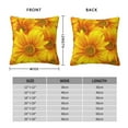 thumbnail image 6 of Wukai 3D Sunflowers Premium Polyester Fleece Pillow Covers with Hidden Zipper Closure,Luxuriously Soft and Durable-24"x24", 6 of 7