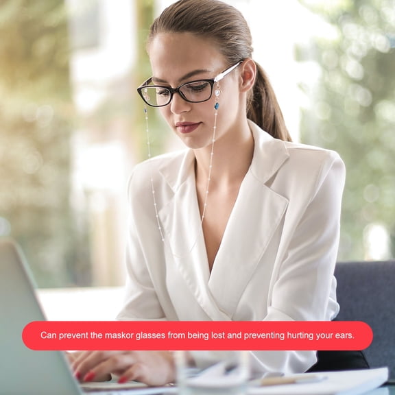 LEORX eyeglasses chains for women Eyeglasses Lanyards Synthetic Material 2Pcs Back to School