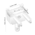 thumbnail image 6 of tegongse White Vertical Blind Wand Repair Part Plastic Control Rods Replacement Durability for Light Adjustment 6/8/10Pieces, 6 of 15