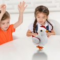 thumbnail image 4 of Christmas Gifts Liweisiy Power Operated Lint Will Hoot And Move Its Limb Simulation Chicken Lint Children Toy Children'S Electronic Pet Parent And Child Interactive Toy D5044 White 17*14*11Cm, 4 of 6