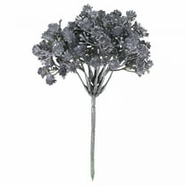 ZULAR Home Ornamental Flower Artificial Gypsophila Flowers for Diy Wedding Home Decor-Dark Grey(7.87*5.51*5.12")