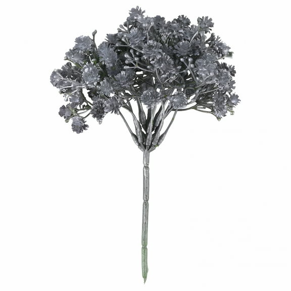 ZULAR Home Ornamental Flower Artificial Gypsophila Flowers for Diy Wedding Home Decor-Dark Grey(7.87*5.51*5.12")