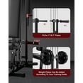 thumbnail image 5 of RONSHIN Home Gym Machine, 400 Lbs Home Gym Equipment with Pulley System,Full Body Workout Machine for Strength Training,Fit 1" & 2" Weight Plates (Not Includ), 5 of 8