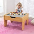 thumbnail image 2 of KidKraft Reversible Wooden Activity Table with Board with 195 Building Bricks   Gray & Natural, Gift for Ages 3+, 2 of 9