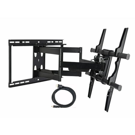 VideoSecu Heavy Duty Full Motion TV Wall Mount Articulating Bracket for VIZIO 50 55 60 65 70 75 80 inch LED LCD Plasma HDTV D65-E0 E65-E0 E65-E1 M65-E0 P65-E1 E70-E3 M70-E3 M75-E1 P75-E1 E80-E3