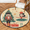 Multicolour 4, variant on CURLYOOT Round Rug 3ft Cartoon Holiday Nutcrackers Area Rug, Washable Circle Mat Non Slip Floor Carpet Mat, Soft Indoor Rugs for Entryway Living Room Dining Room Bedroom