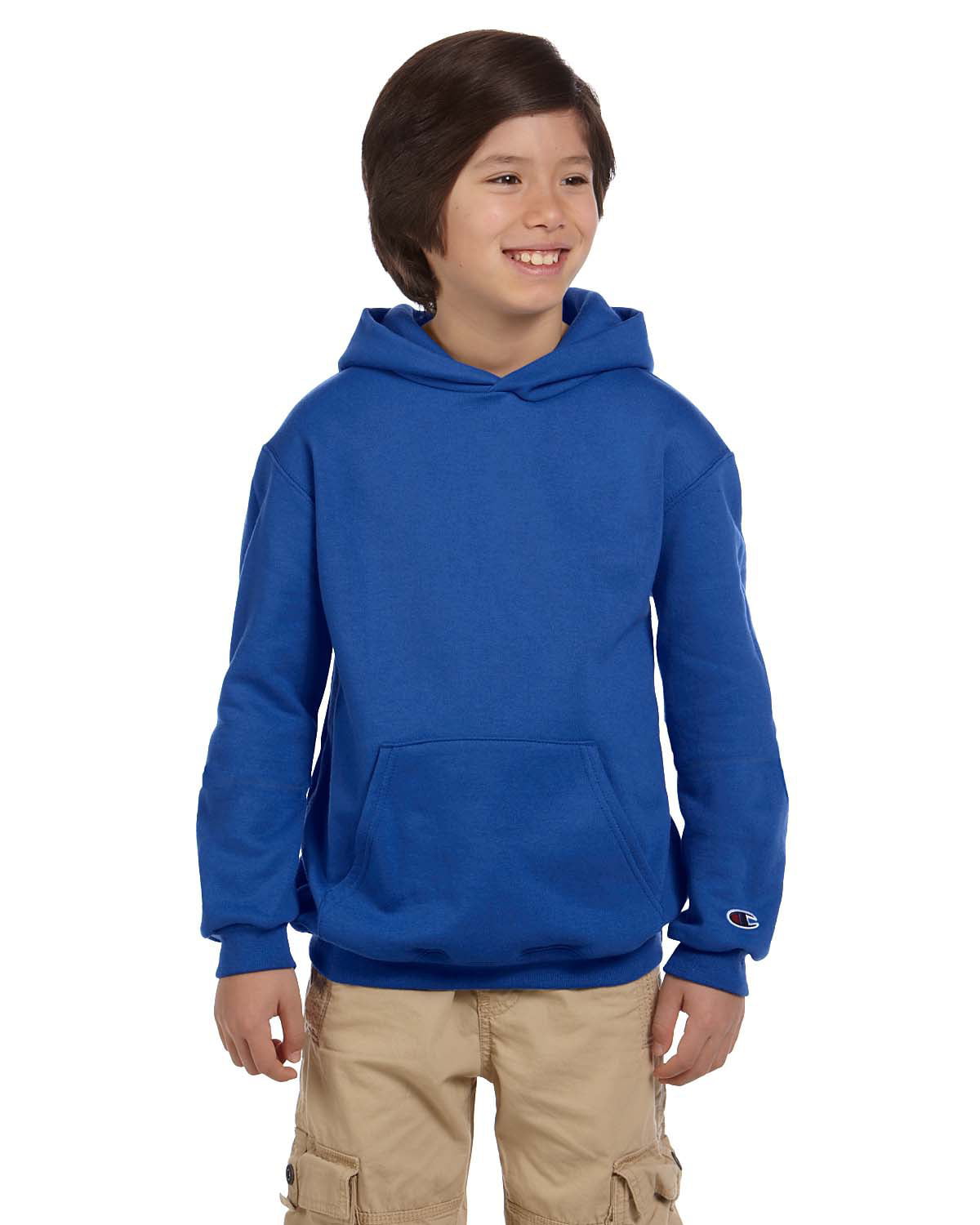 Champion Youth Double Dry Action Fleece Pullover Hood