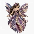 thumbnail image 2 of CHJK Wegodal Fairy Patchwork DIY, Fun Flower Fairies Patchwork Sewing Kit, Patchwork Set with Fabric Winged Elf Doll DIY Project for Beginners, Handmade Decor Gift, Purple, 2 of 4
