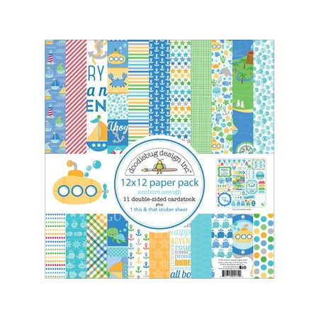 Doodlebug Anchors Aweigh Paper Pack 12x12