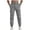 Gris Foncé, variante sur cllios Pantalon Cargo Ajusté pour Hommes en Coton Décontracté Pantalon Fuselé Multi-Poches Ajusté Taille Élastique Jogger