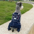 thumbnail image 4 of Breathable Dog Denim Overalls - Attractive Design - Four Legs Costume - Perfect for Festivals - Pet Supplies, 4 of 8