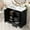 Black, variant on viswild 36“ Transitional Bathroom Vanity with Ceramic Sink, Soft Close Doors, 3 Drawers & Adjustable Shelf, White Freestanding Storage Cabinet, White