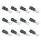 thumbnail image 4 of VOBOR, 50 Uds., terminal de anillo aislado negro para cables completamente sólidos, accesorios de crimpado de cables, conector de crimpado de anillo para AWG14‑12, 4 of 8