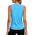 thumbnail image 4 of Jaunzuar Workout Tank Tops Woman Wide Strap Summer Sleeveless Tops Outdoor Running Athletic Tank Tops, S-3XL, 4 of 8