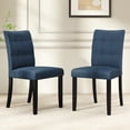 thumbnail image 2 of Gymax 2PCS Tufted Dining Chairs Upholstered Kitchen Armless Side Chairs w/Padded Seat, 2 of 8