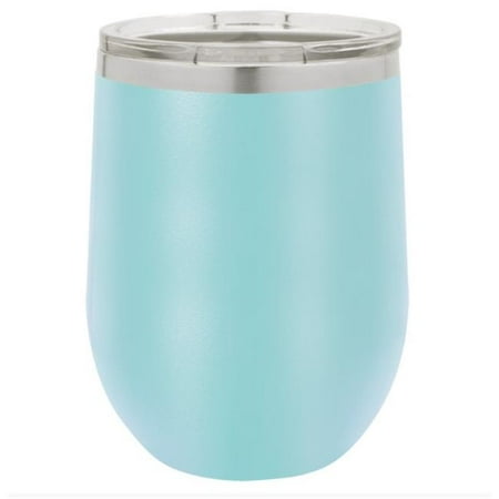 

Maxam JDLTM857 12 oz Stainless Steel Polar Camel Stemless Wine Tumbler Lite Blue