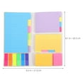 thumbnail image 2 of unbranded 1 Set Small Sticky Tabs Multi Colored Paper Adhesive Function for Study Aids, 2 of 6