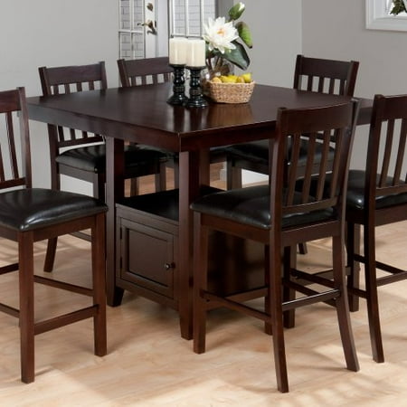 Jofran Tessa 7 Piece Counter Height Dining Table With Storage Jofran Tessa 7 Piece Counter Height Dining Table With Storage