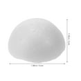 thumbnail image 2 of BRIGHTFUFU 10 piezas 5 cm blanco medio estrella en forma de espuma de poliestireno adornos de decoración de fiesta artesanal de bricolaje, 2 of 7