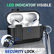 Compatible Airpods Pro 2nd Generation Case Cover with Lock, Sherry Military Cool Armor AirPod Pro 2 Case TPU for Men Women with iPod Pro 2 Shockproof Protective Case for Air Pod Pro 2nd Gen 2022