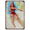 thumbnail image 2 of Hogar Resistente A La Intemperie Retro Chic Sexy Lady Sign Hierro Pintura Pared Dibujo Plantillas Likrtyny Arte Deco, 2 of 9