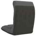 thumbnail image 5 of vidaXL Folding Floor Chair Light Gray Fabric, 5 of 9