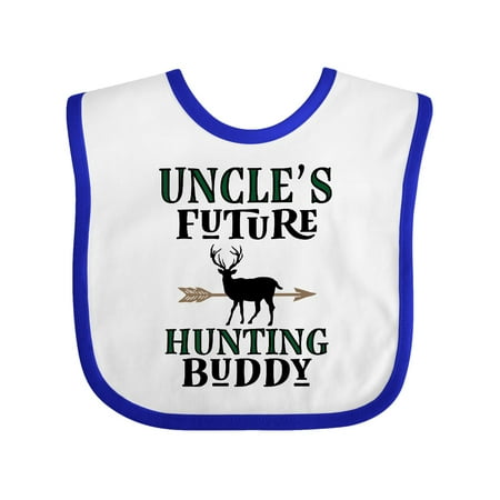 

Inktastic Uncle Future Hunting Buddy Boys Gift Baby Boy Bib