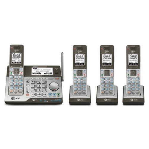 ATT ATTCLP99486 DECT 6.0 ConnecttoCell 4Handset Phone System with