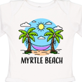 thumbnail image 4 of Inktastic Summer Vacation in Myrtle Beach Boys or Girls Long Sleeve Baby Bodysuit, 4 of 5