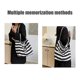 thumbnail image 5 of Mochila de hombro bolsa de mano bolso messenger para mujer, bolsa de estilo casual, portátil, ajustable, de cuero, para viajes, para oficina, con metal frame, tama?o mediano,topliu, 5 of 6