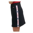 thumbnail image 3 of TOMMY HILFIGER Womens Black Stretch Embroidered Ribbed Short Active Wear A-Line Skirt XS, 3 of 4