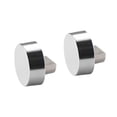 thumbnail image 1 of Unique Bargains Miroir Clips - Zinc Alliage Verre Clips Pinces Support Forme Ronde pour 6-7mm Miroir Épais, 2 Pcs, 1 of 3
